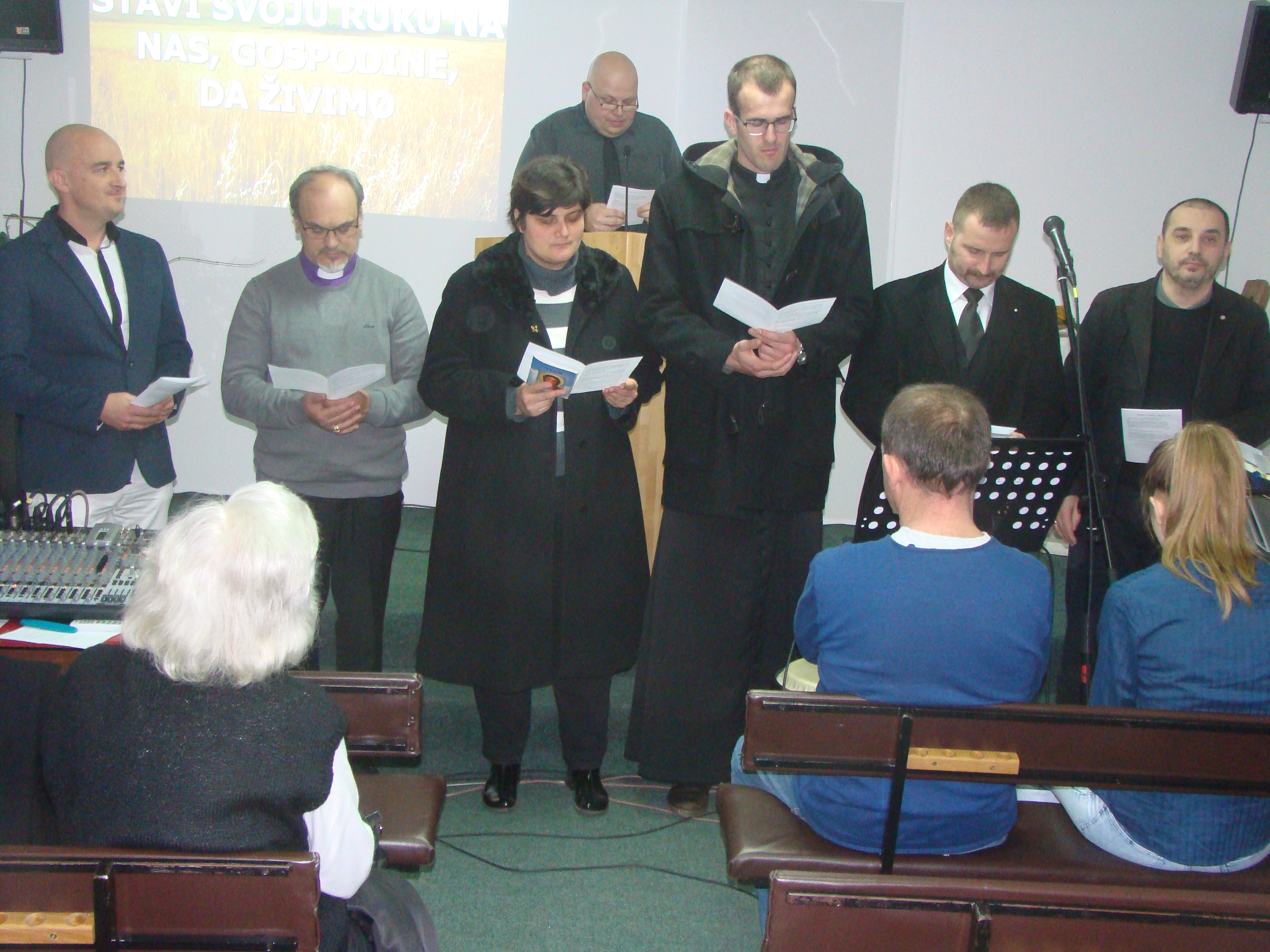 Zajednička molitva predstavnika kršćanskih Crkava u Osijeku, kod baptista,25.1.18.