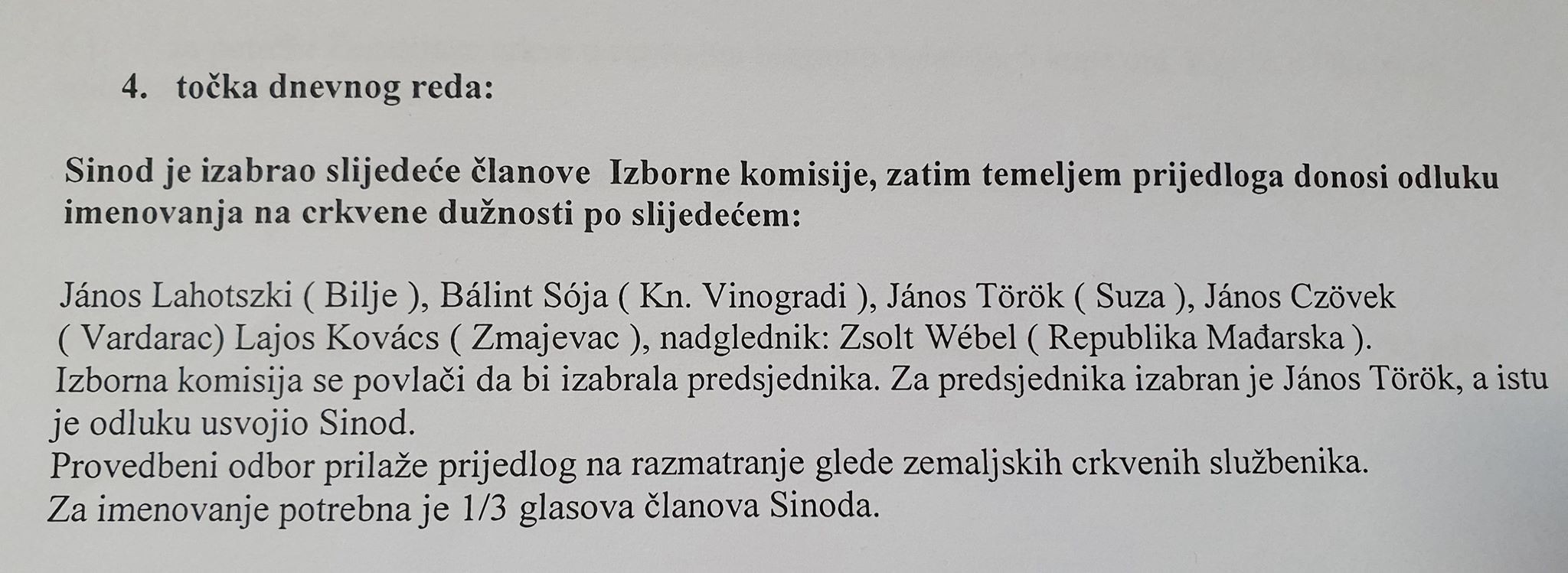 János Kopácsi Kettős izabran za biskupa