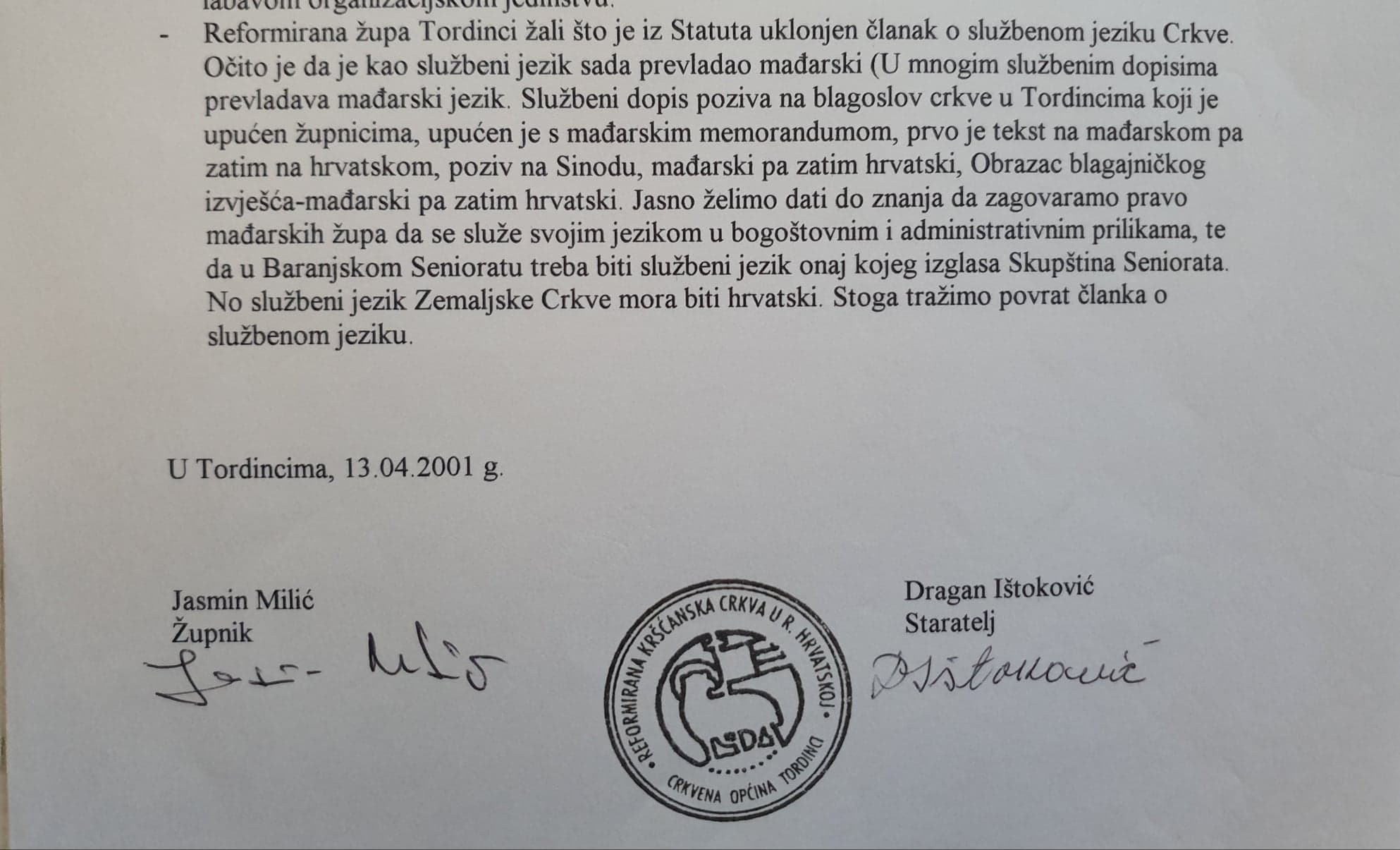 Tordinci prijedlog ya statut