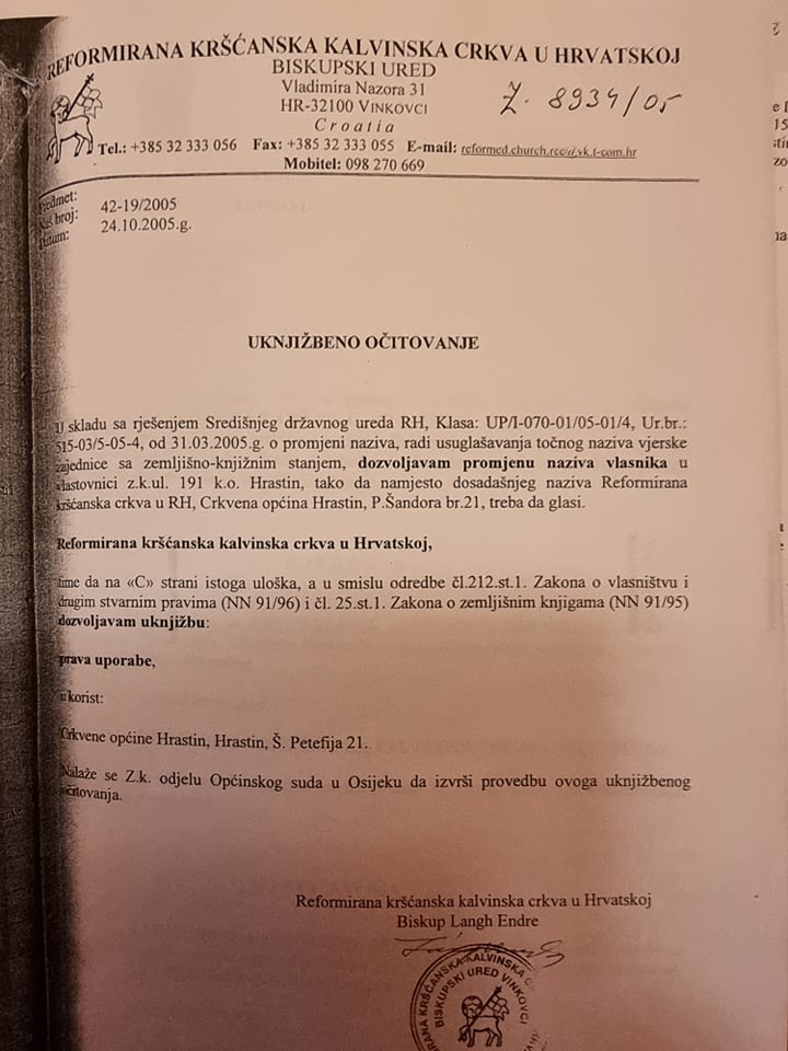 Reformatska crkvena općina Hrastin