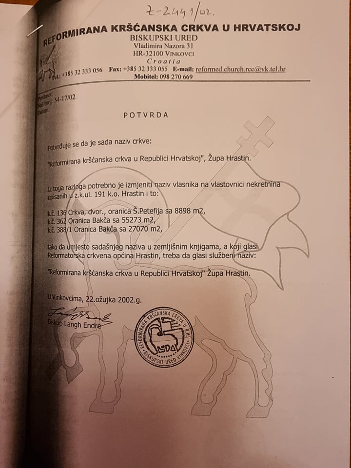 Reformatska crkvena općina Hrastin