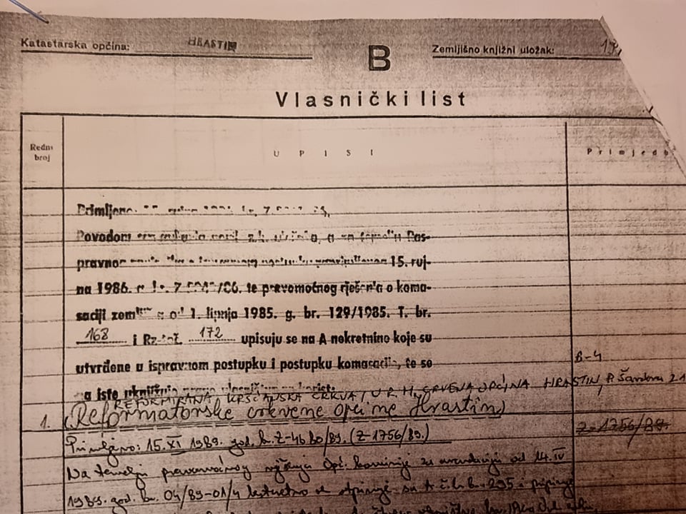 Reformatska crkvena općina Hrastin
