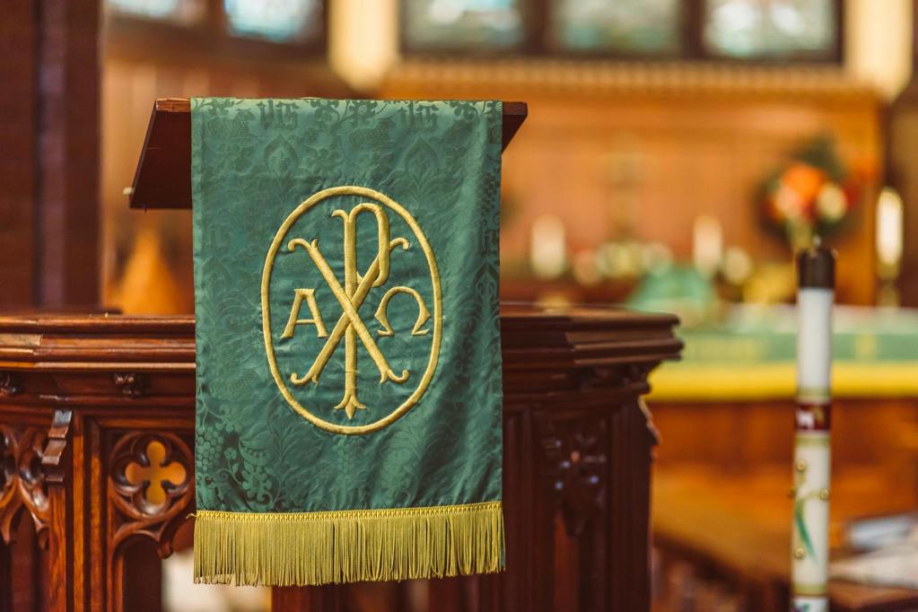 close up photo of symbol on a fabric