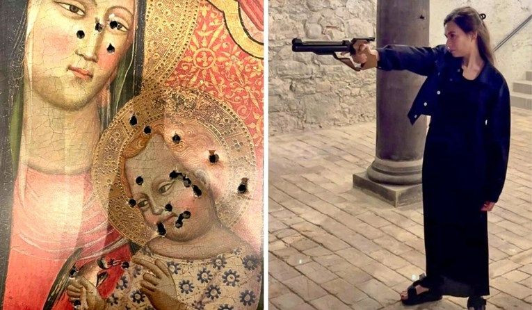 Švicarska političarka pucala u sliku Isusa i Marije