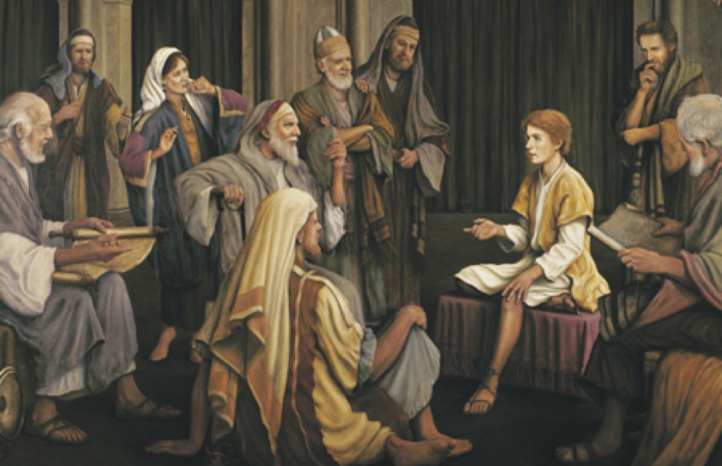 Christ as a Twelve-Year-Old Boy in the Temple