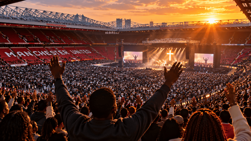 Tisuće kršćana ispunile Old Trafford: stadion Manchester Uniteda postao mjesto molitve