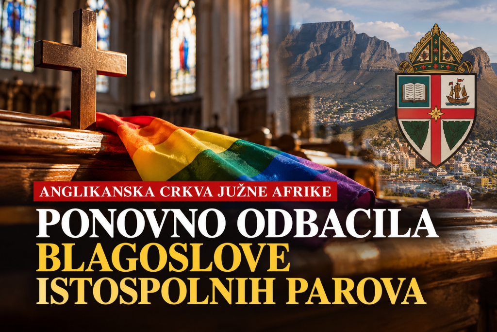 Anglikanska Crkva Južne Afrike ponovno odbacila blagoslove istospolnih parova